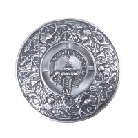 Plaid Brooch Caledonia Thistle Small Clan Morrison Crest 