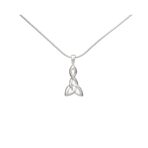 Carrick Celtic Knot Triangle Pendant and Earring Set