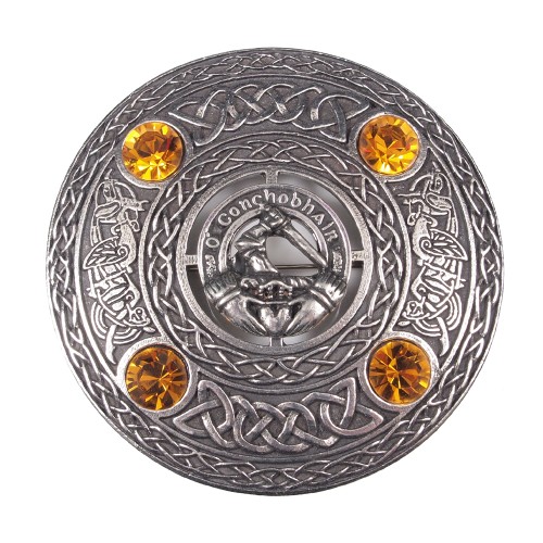 Plaid Brooch Irish Clan/Sept Crest