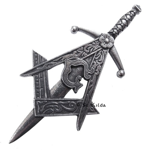 Kilt Pin Masonic Crest