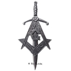 Kilt Pin Masonic Crest