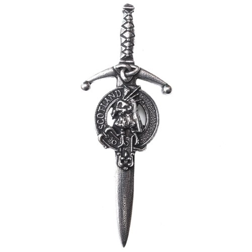 Kilt Pin Bagpiper Crest
