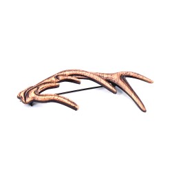Kilt Pin - Antique Copper Stag Antler