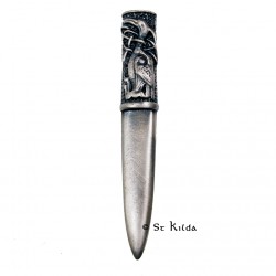 Antique Celtic Wading Bird Kilt Pin