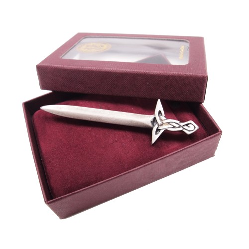 Kilt Pin Interlaced Broad Sword 