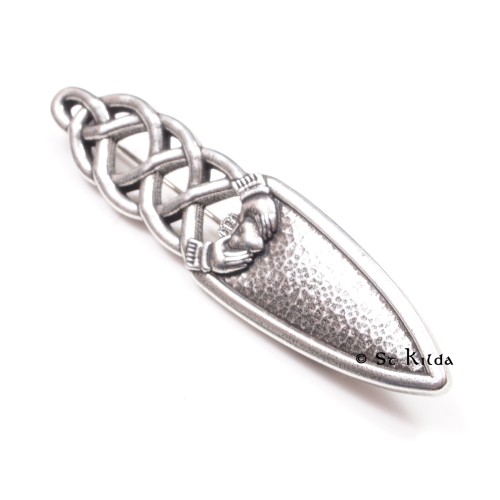 Kilt Pin Claddagh Twist