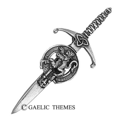 Kilt Pin Scottish Rampant Lion Crest