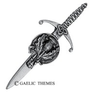 Kilt Pin Scottish Thistle Crest