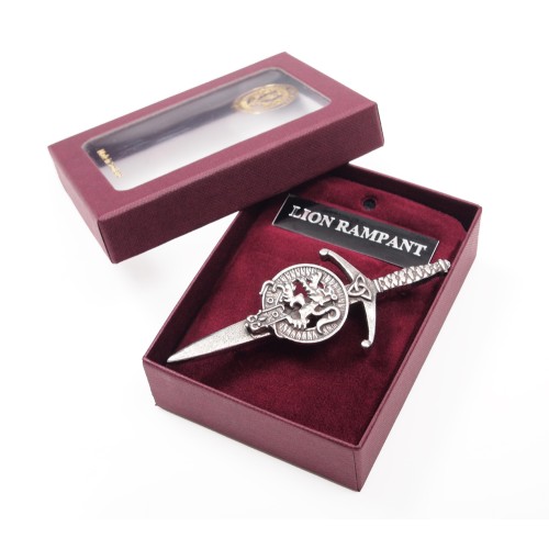 Kilt Pin Scottish Rampant Lion Crest