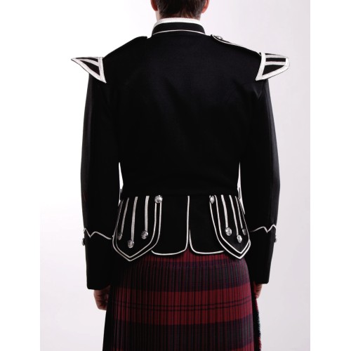 Bagpiper 44 Military Doublet - Navy Blue with Gold Trim