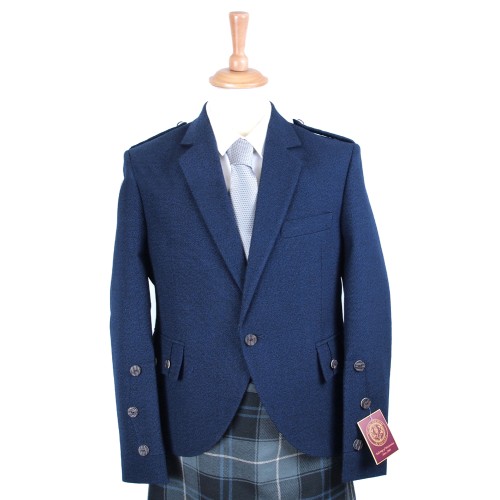 56R Navy Arrochar Tweed Braemar Jacket