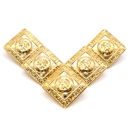 5x Replacement Large (19mm) Kilt Jacket Buttons - Gold Scottish Five Pack