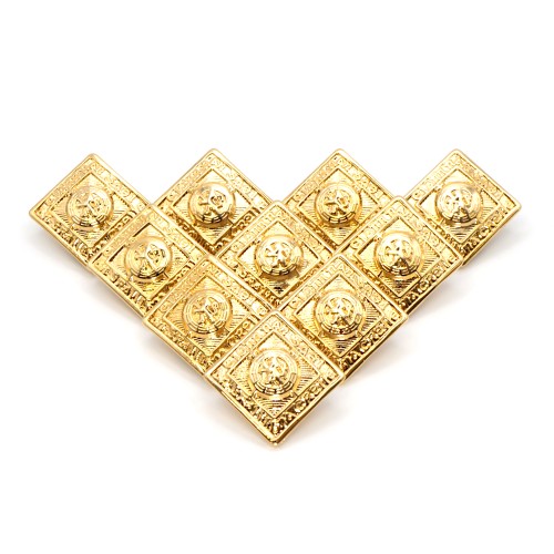 10x Replacement Small (14mm) Kilt Jacket Buttons - Black Scottish Ten Pack