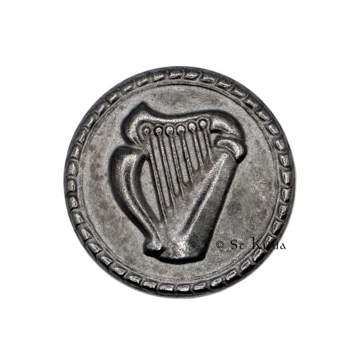 5x Replacement Large (18mm) Kilt Jacket Buttons - Irish Five Pack