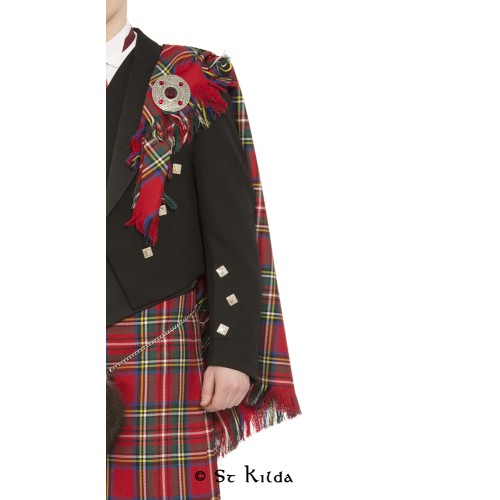 Shoulder/Fly Plaid - Polyviscose - Vegan Friendly