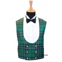 Double Breasted Tartan Waistcoat - Standard Size - Made to Order