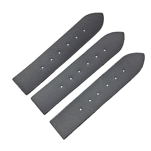 Grey Leather Replacement Kilt Straps - pack of three