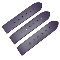 Purple Leather Replacement Kilt Straps - pack of three