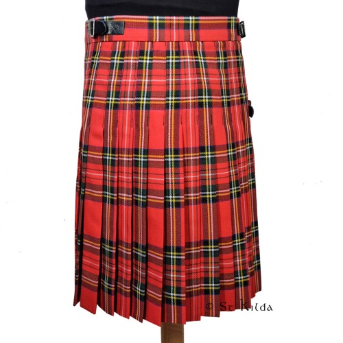 Younger Children's Hand-Pleat Kilt - Polyviscose - Vegan Friendly