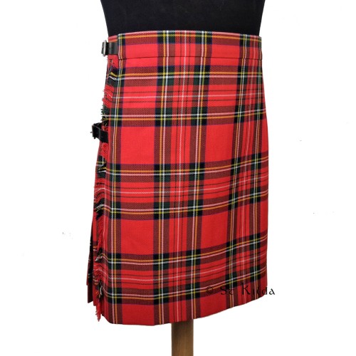Younger Children's Hand-Pleat Kilt - Polyviscose - Vegan Friendly