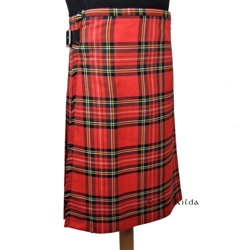Older Children's 4 yard Kilt - Polyviscose - Vegan Friendly