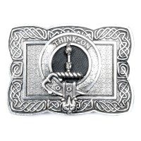 <br>Clan Maclellan Crest Celtic Knot Belt Buckle 
