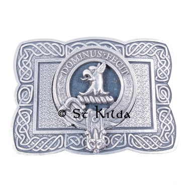 <br>Clan Baird Crest Celtic Knot Belt Buckle 