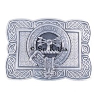 <br>Clan Brodie Crest Celtic Knot Belt Buckle 