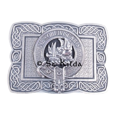 <br>Clan Campbell Crest Celtic Knot Belt Buckle 