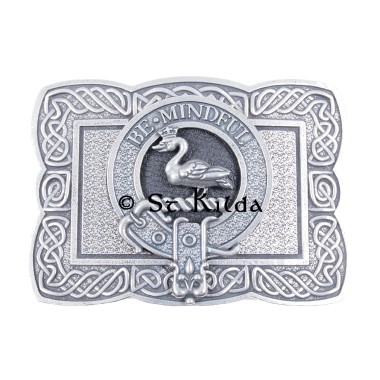 <br>Clan Campbell of Cawdor Crest Celtic Knot Belt Buckle 