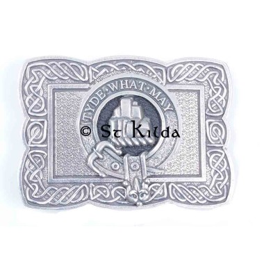 <br>Clan Haig Crest Celtic Knot Belt Buckle 