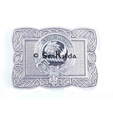 <br>Clan Kennedy Crest Celtic Knot Belt Buckle 