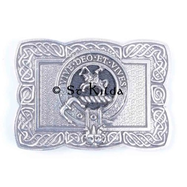 <br>Clan Craig Crest Celtic Knot Belt Buckle 
