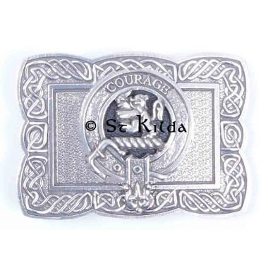 <br>Clan Cumming Crest Celtic Knot Belt Buckle 
