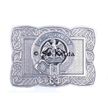 <br>Clan Drummond Crest Celtic Knot Belt Buckle 