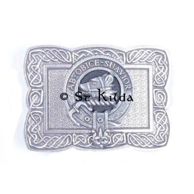 <br>Clan Galbraith Crest Celtic Knot Belt Buckle 