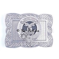 <br>Clan Gordon Crest Celtic Knot Belt Buckle 