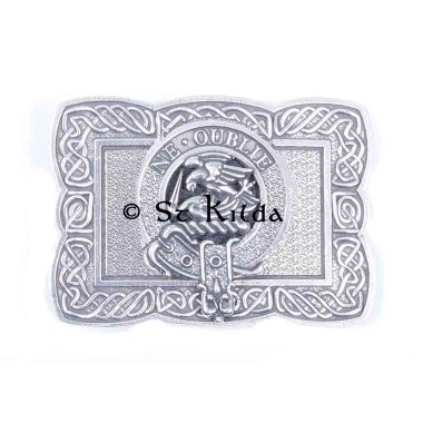 <br>Clan Graham Crest Celtic Knot Belt Buckle 