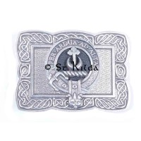 <br>Clan Hannay Crest Celtic Knot Belt Buckle 