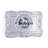 <br>Clan Cochrane Crest Celtic Knot Belt Buckle 