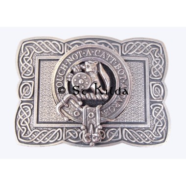 <br>Clan Macbain Crest Celtic Knot Belt Buckle 