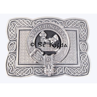 <br>Clan Macdougall Crest Celtic Knot Belt Buckle 