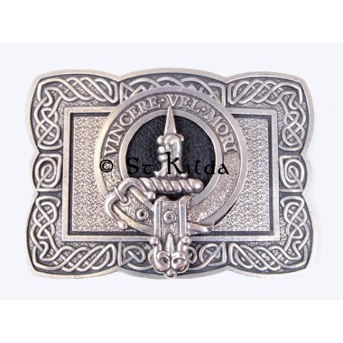 <br>Clan Macdowall Crest Celtic Knot Belt Buckle 