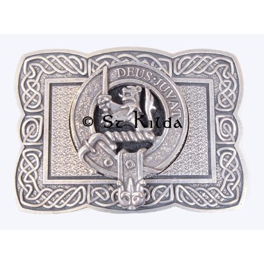 <br>Clan Macduff Crest Celtic Knot Belt Buckle 