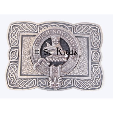 <br>Clan Macgillivray Crest Celtic Knot Belt Buckle 
