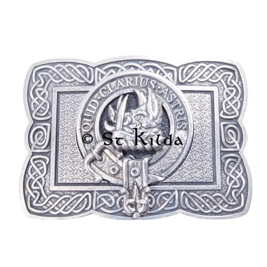 <br>Clan Baillie Crest Celtic Knot Belt Buckle 