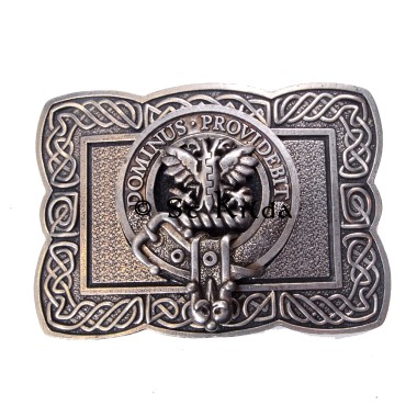 <br>Clan Boyle Crest Celtic Knot Belt Buckle 