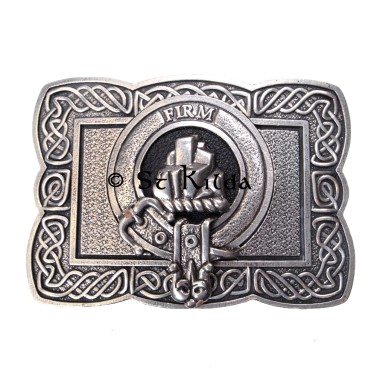 <br>Clan Dalrymple Crest Celtic Knot Belt Buckle 
