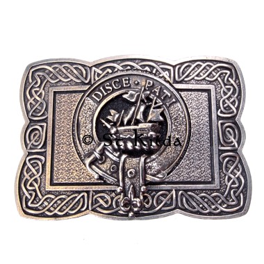 <br>Clan Duncan Crest Celtic Knot Belt Buckle 