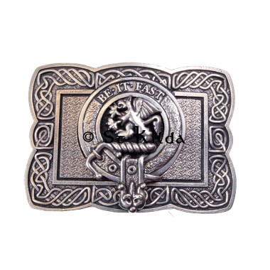 <br>Clan Fotheringham Crest Celtic Knot Belt Buckle 